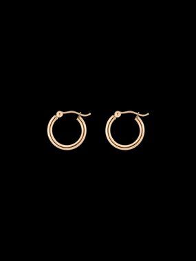 Aurate 2mm Gold Hoop Earrings - Classic Womens Jewelry